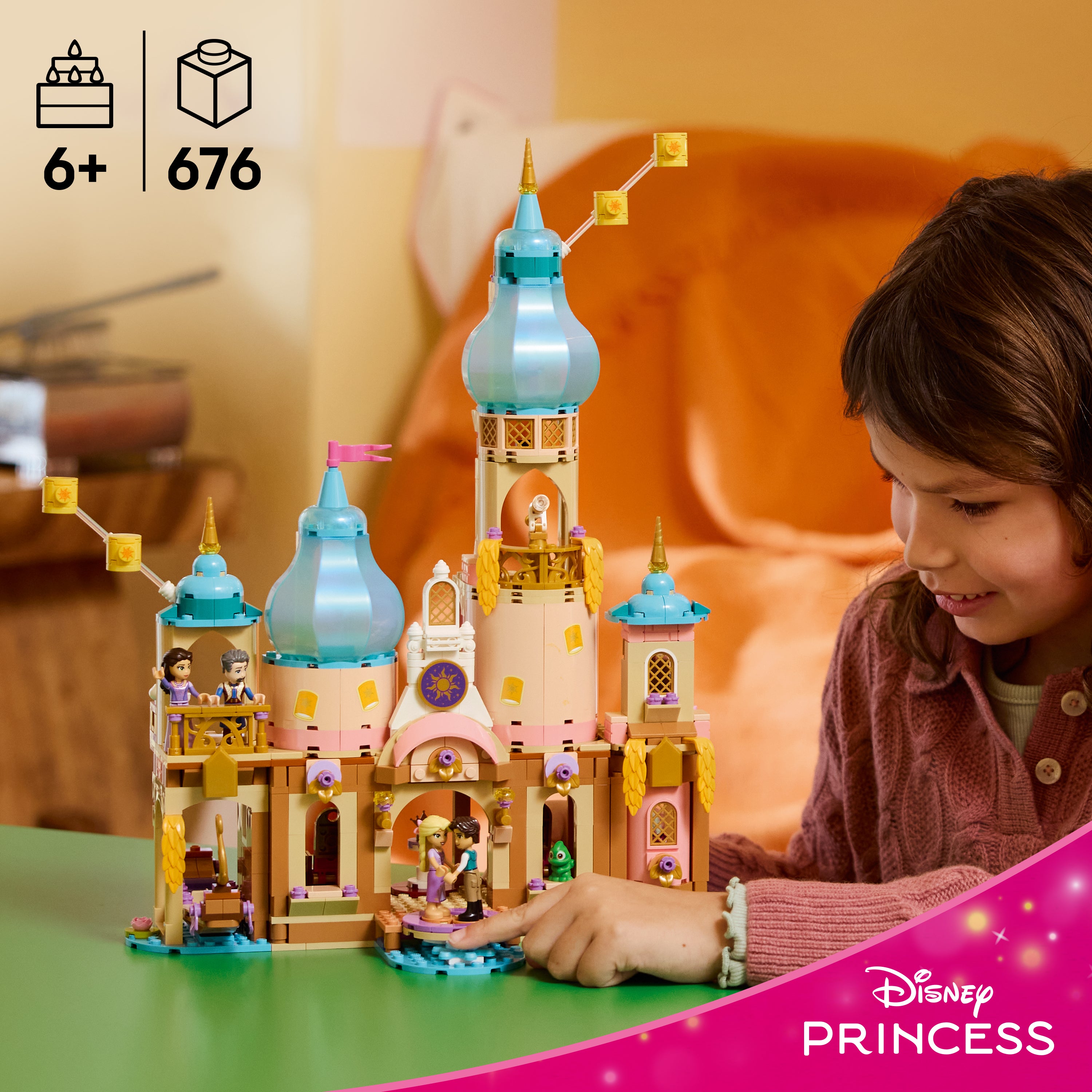LEGO Disney Princess 43297 Rapunzel's Castle V29 6+