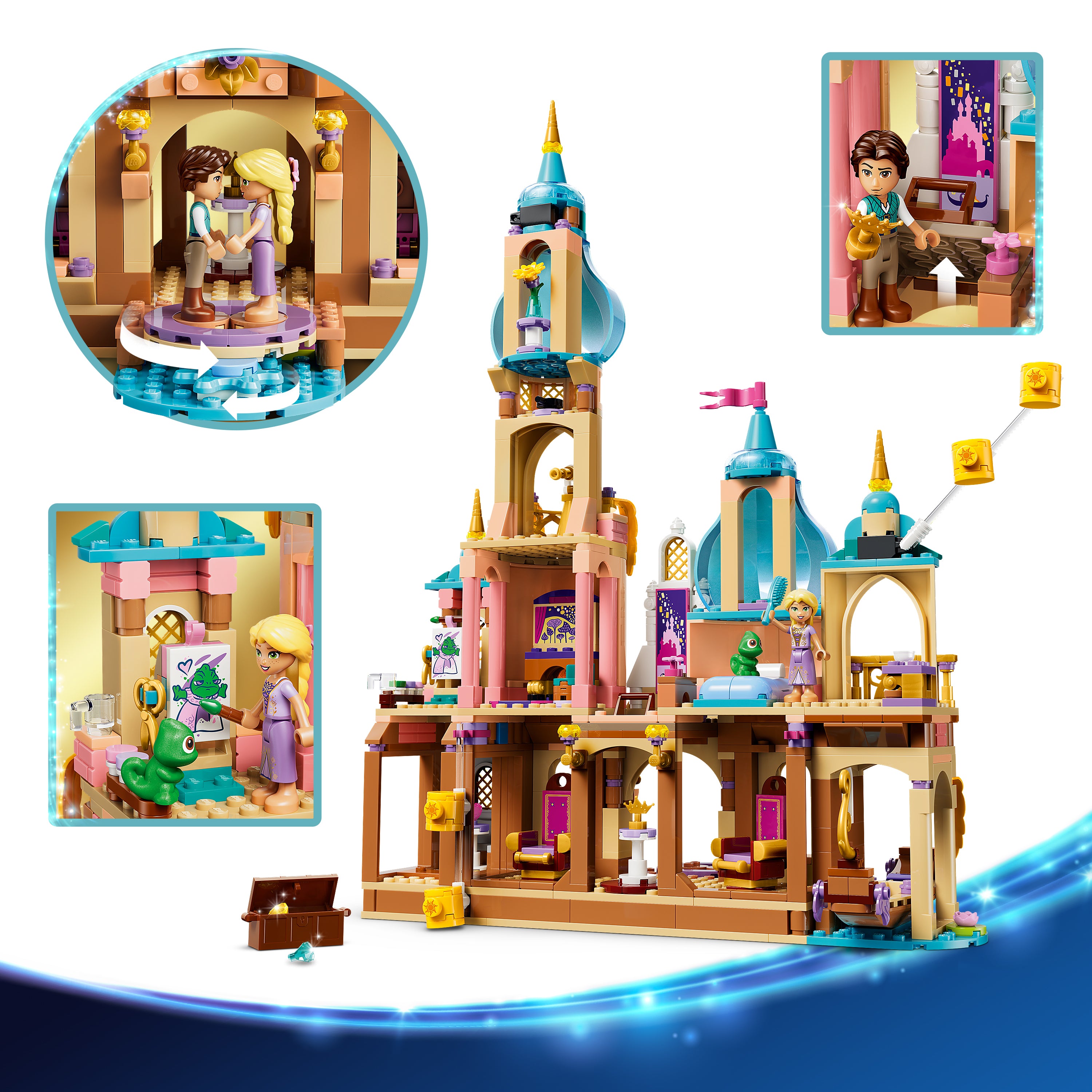 LEGO Disney Princess 43297 Rapunzel's Castle V29 6+