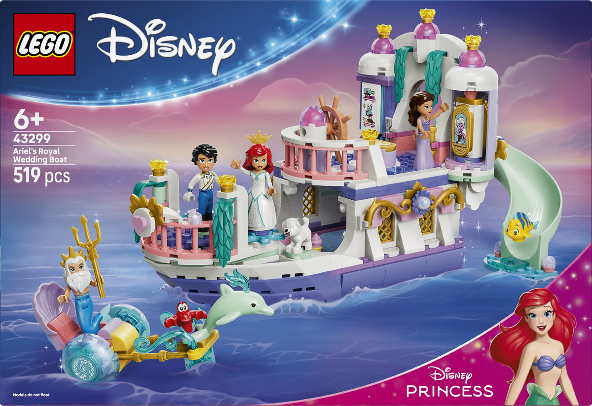 LEGO Disney Princess 43299 Ariel's Royal Wedding Boat V29 6+