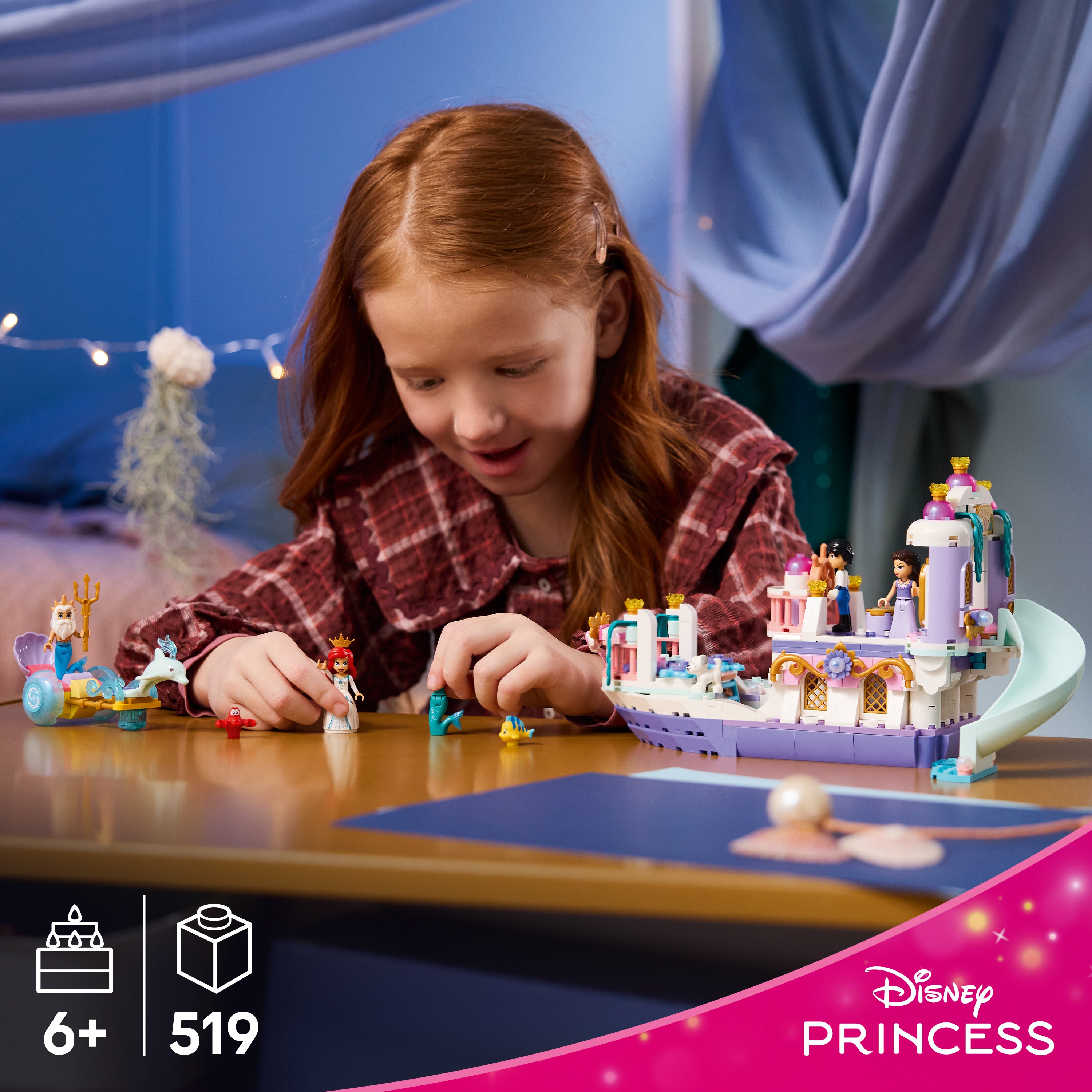 LEGO Disney Princess 43299 Ariel's Royal Wedding Boat V29 6+
