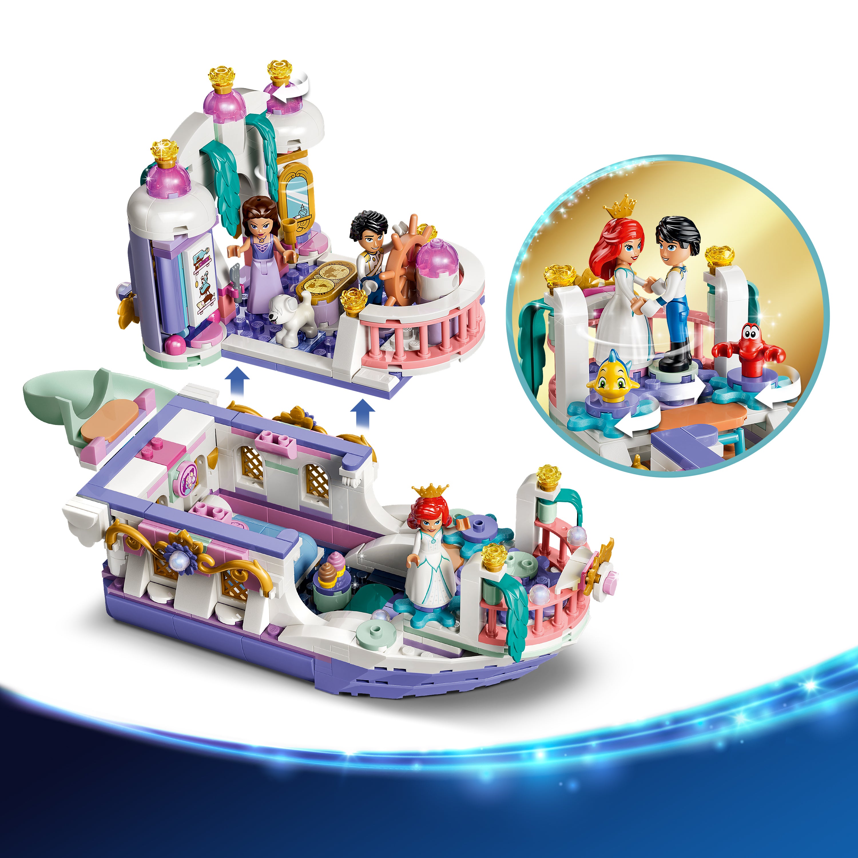 LEGO Disney Princess 43299 Ariel's Royal Wedding Boat V29 6+