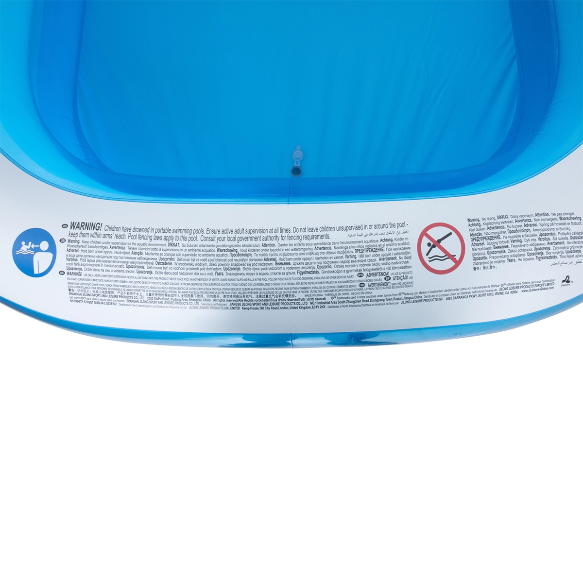 Giant Blue Rectangular Pool