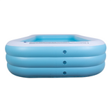 Giant Blue Rectangular Pool