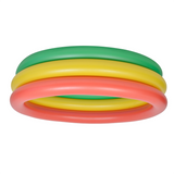Colorful 3-ring pool