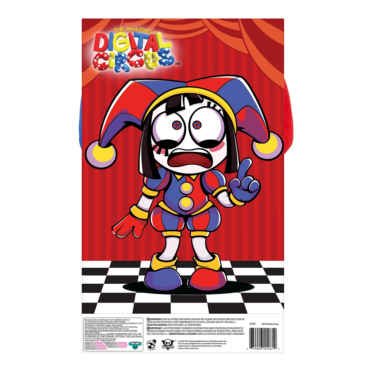AMAZING DIGITAL CIRCUS LARGE PLUSH POMNI