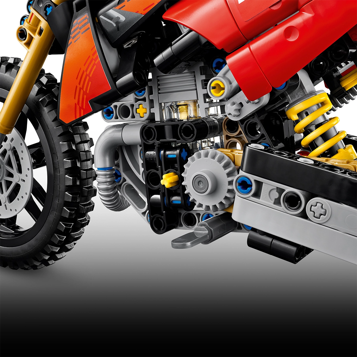 LEGO Technic 42238 Ducati Desmo450 MX Factory Motorcycle 10+