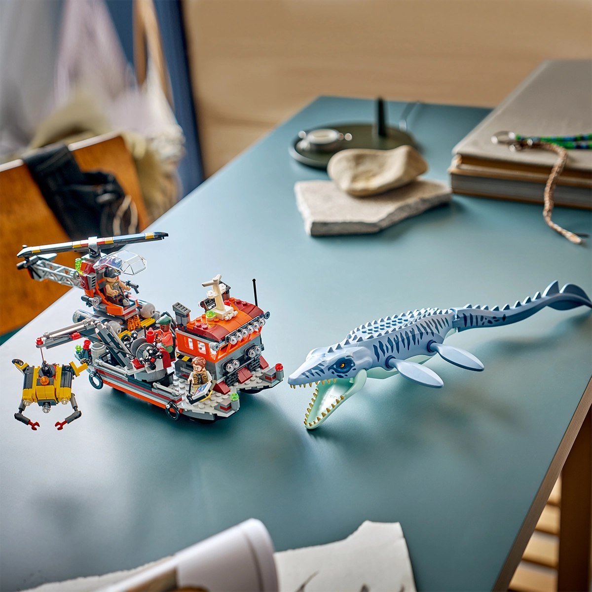 LEGO Jurassic World 77983 Mosasaurus Dinosaur Boat Attack 7+
