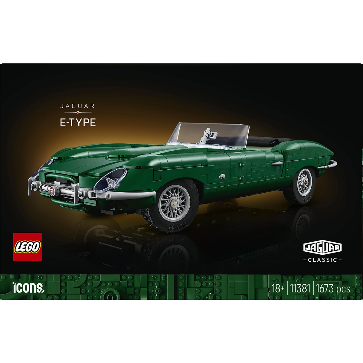 LEGO Icons 11381 Jaguar E-Type 18+