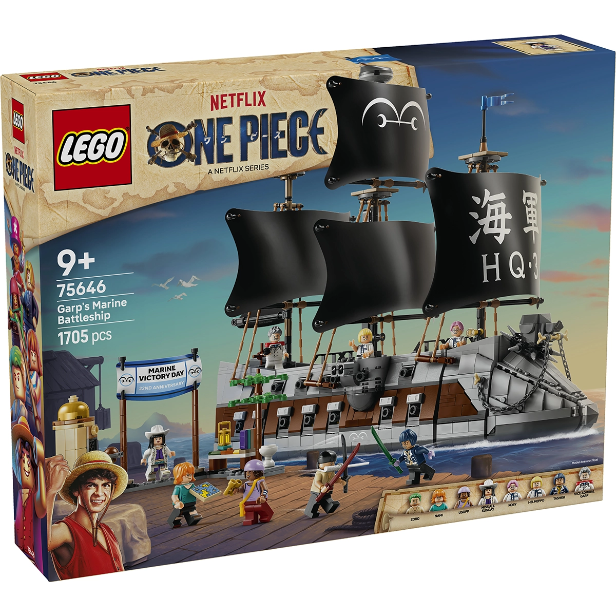 LEGO One Piece 75646 Garp's Marine Battleship 9+