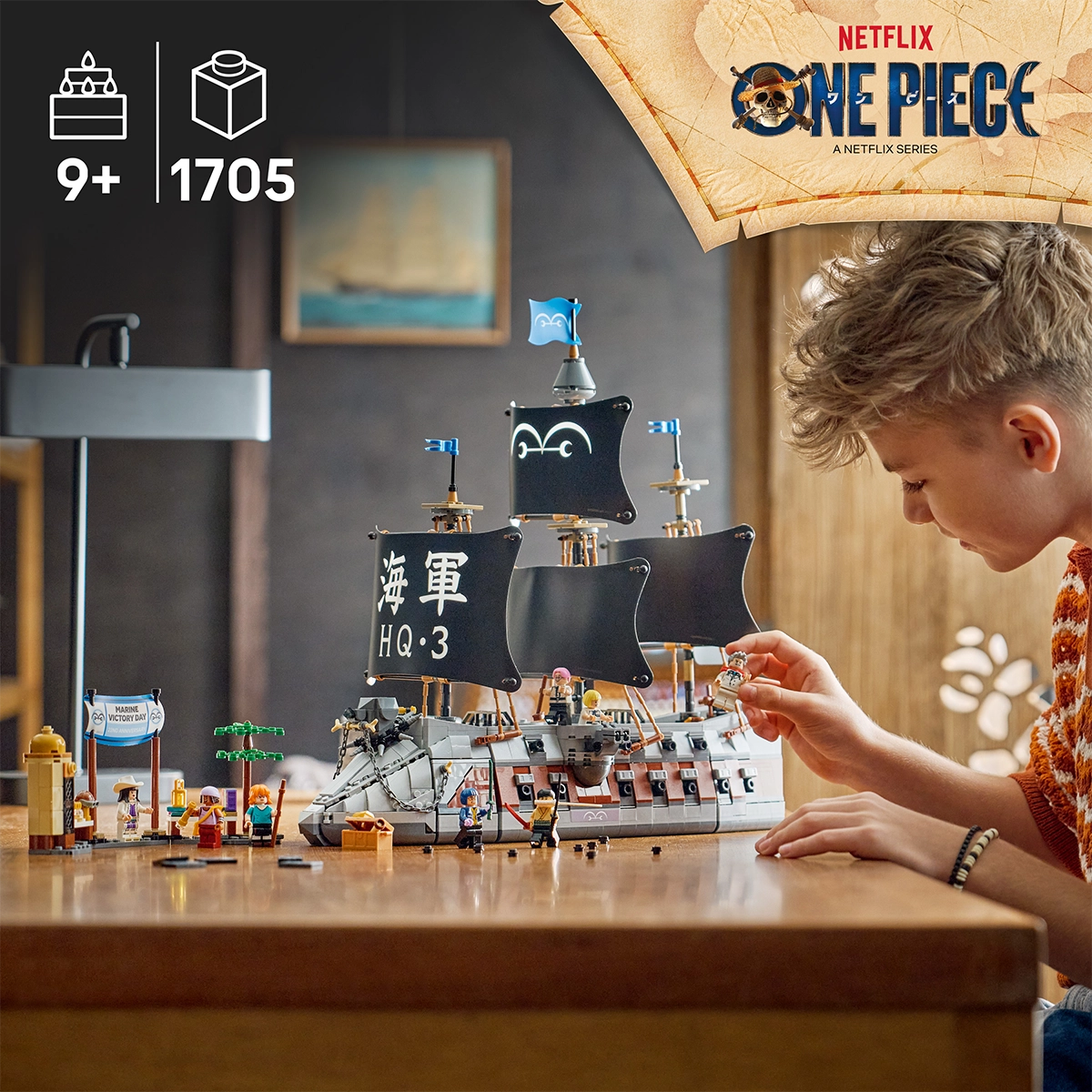LEGO One Piece 75646 Garp's Marine Battleship 9+