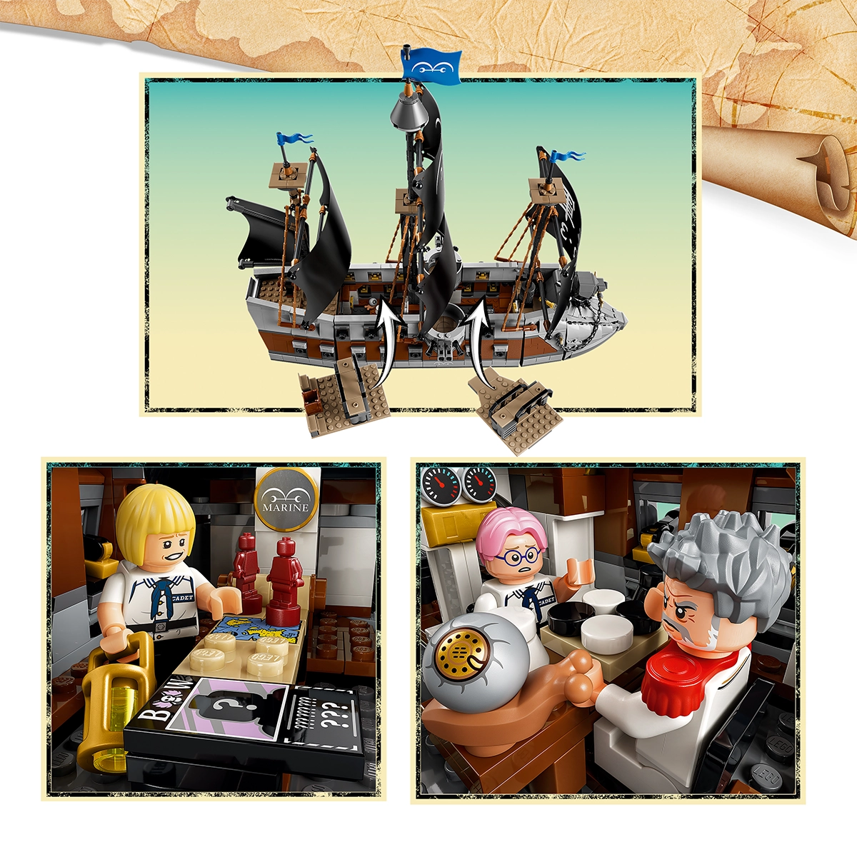 LEGO One Piece 75646 Garp's Marine Battleship 9+