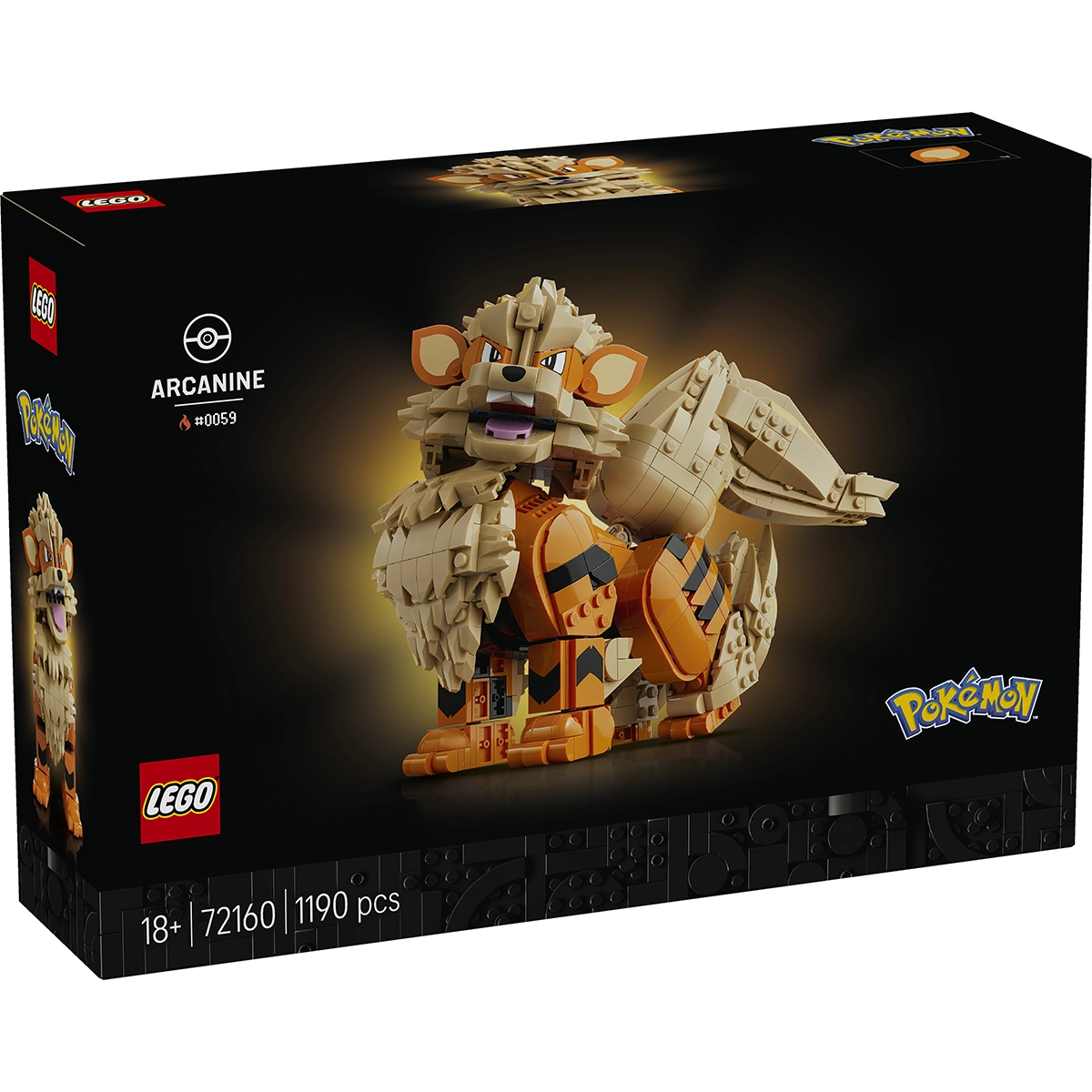 LEGO Pokemon 72160 Arcanine 18+