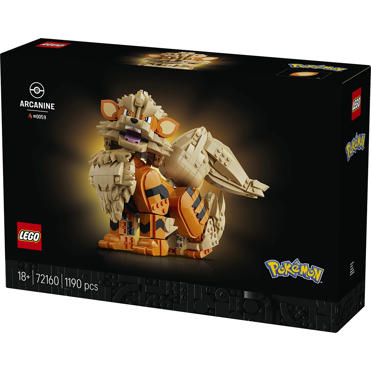 LEGO Pokemon 72160 Arcanine 18+