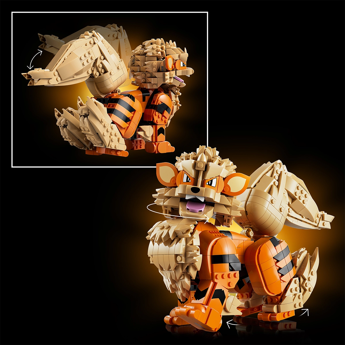 LEGO Pokemon 72160 Arcanine 18+