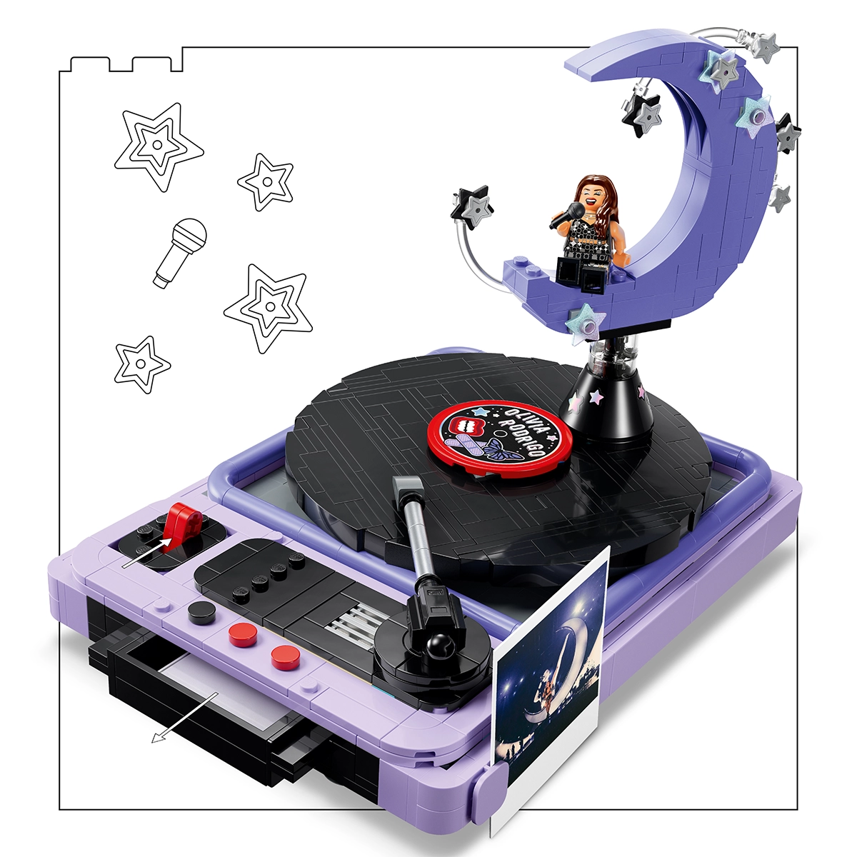 LEGO Editions Music 43029 Olivia Rodrigo's Concert Moon 14+