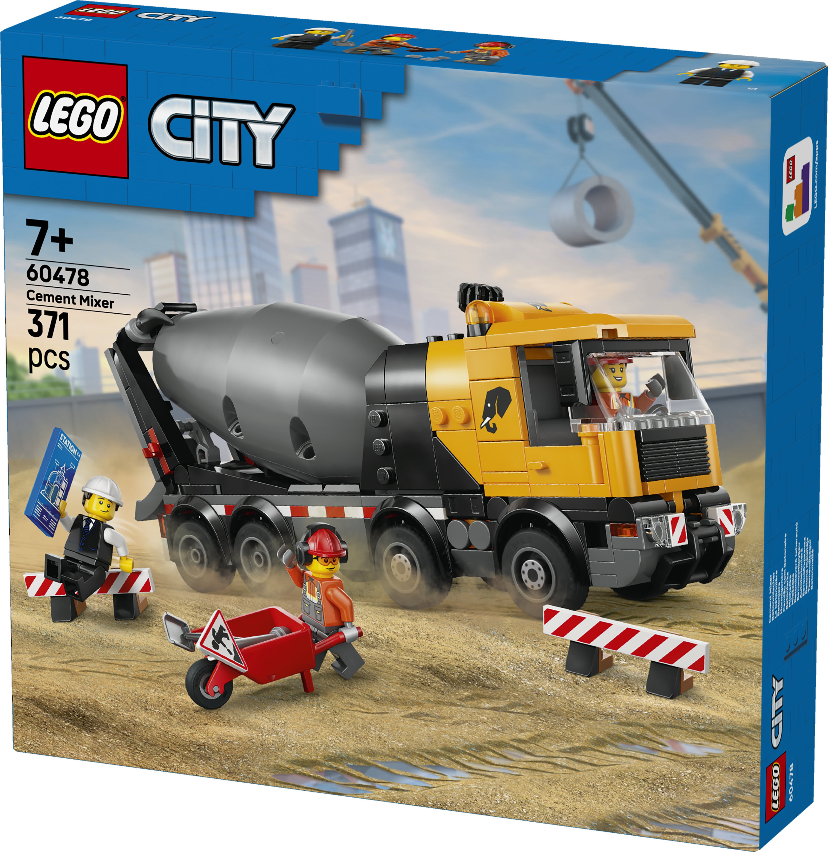 LEGO City Great Vehicles 60478 Cement Mixer