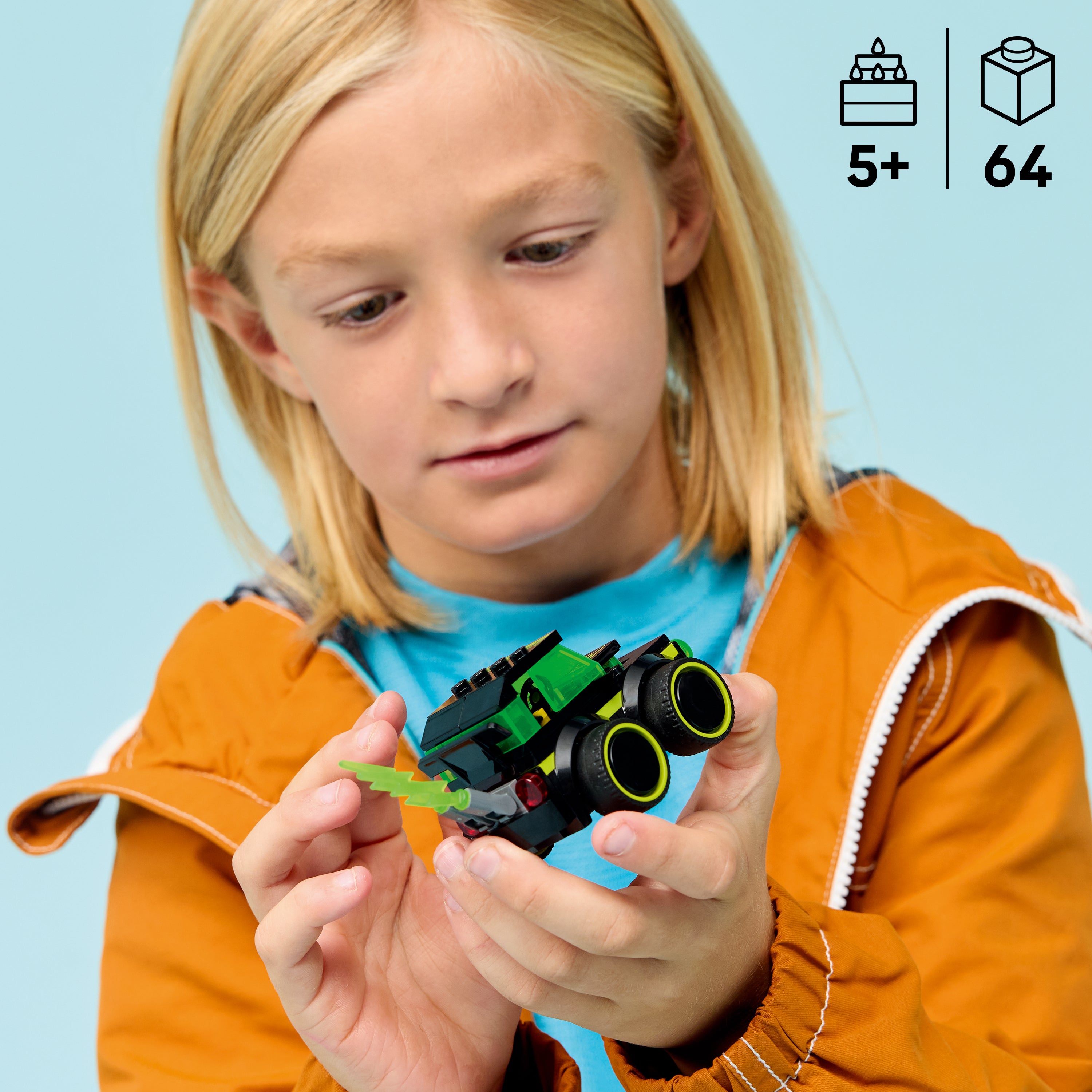 LEGO CITY 60484 Rides – Gaming Race Car 5Yrs+