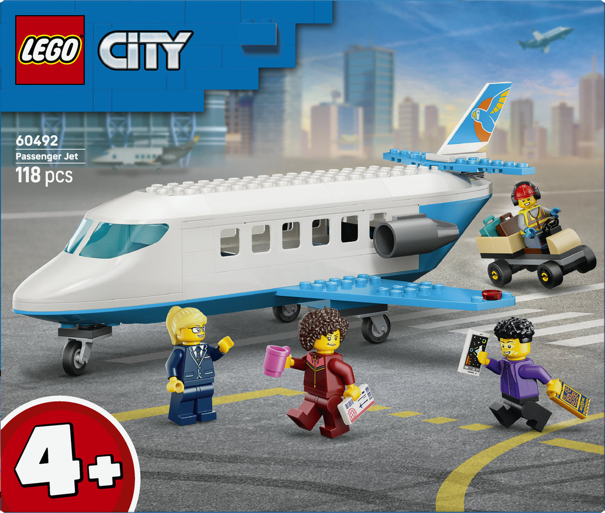 LEGO City 60492 Passenger Jet V29 4+