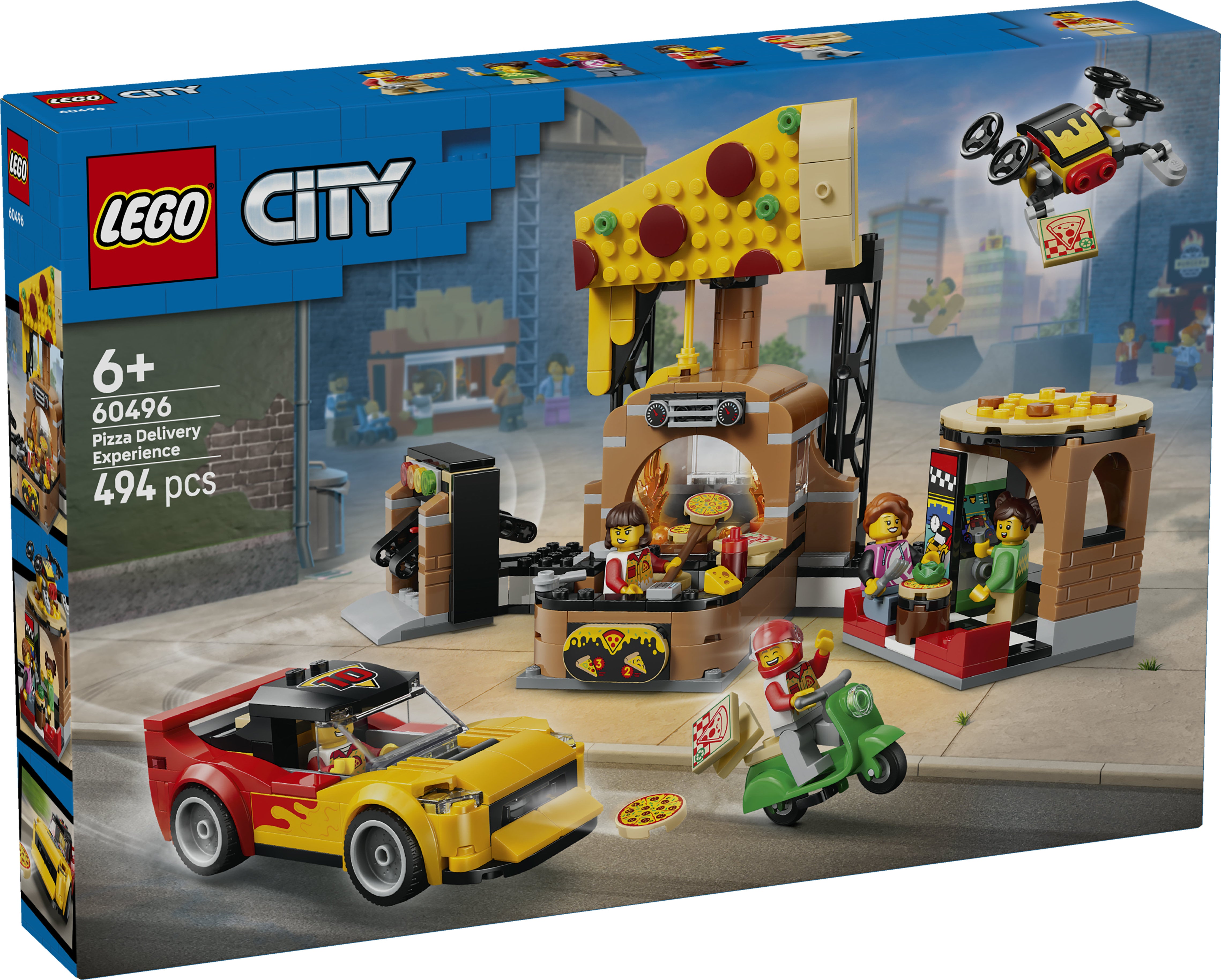 LEGO City 60496 Pizza Delivery Experience wi.. V29 6+