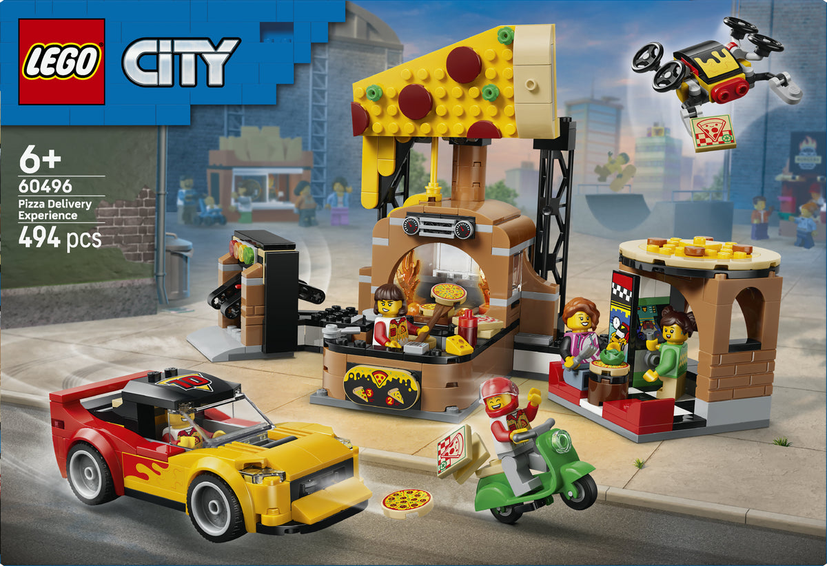 LEGO City 60496 Pizza Delivery Experience wi.. V29 6+