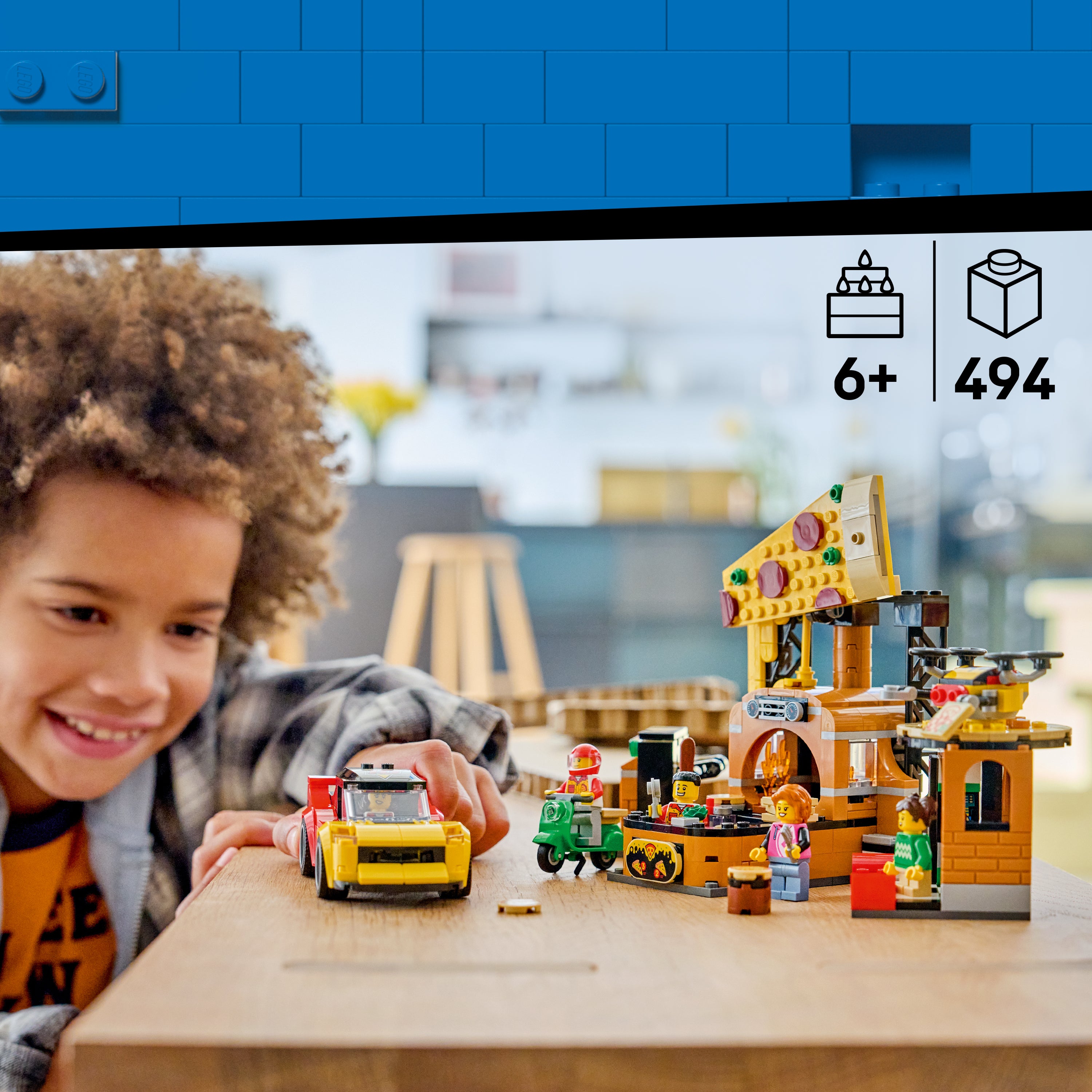 LEGO City 60496 Pizza Delivery Experience wi.. V29 6+