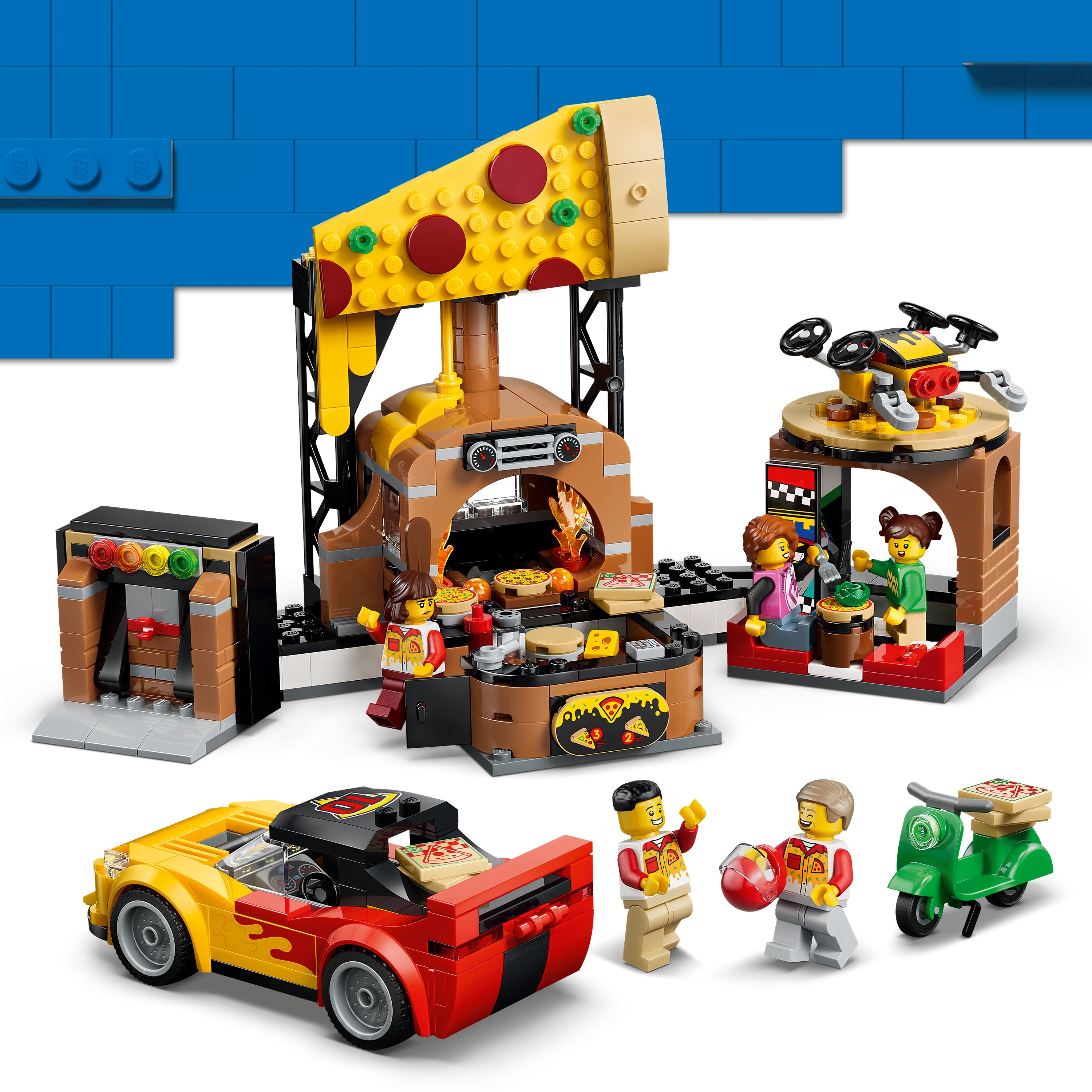 LEGO City 60496 Pizza Delivery Experience wi.. V29 6+