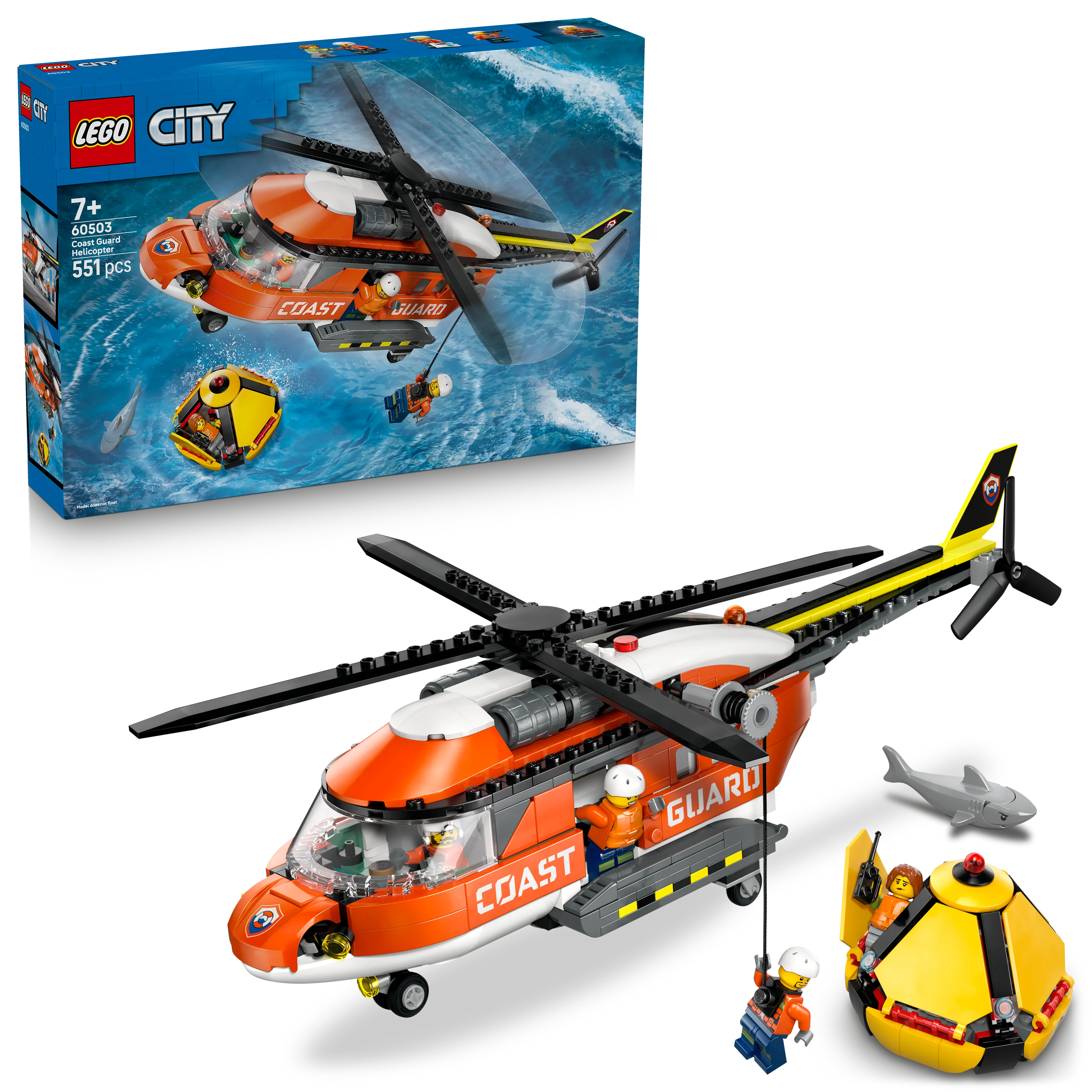 LEGO City 60503 Coast Guard Helicopter  7+