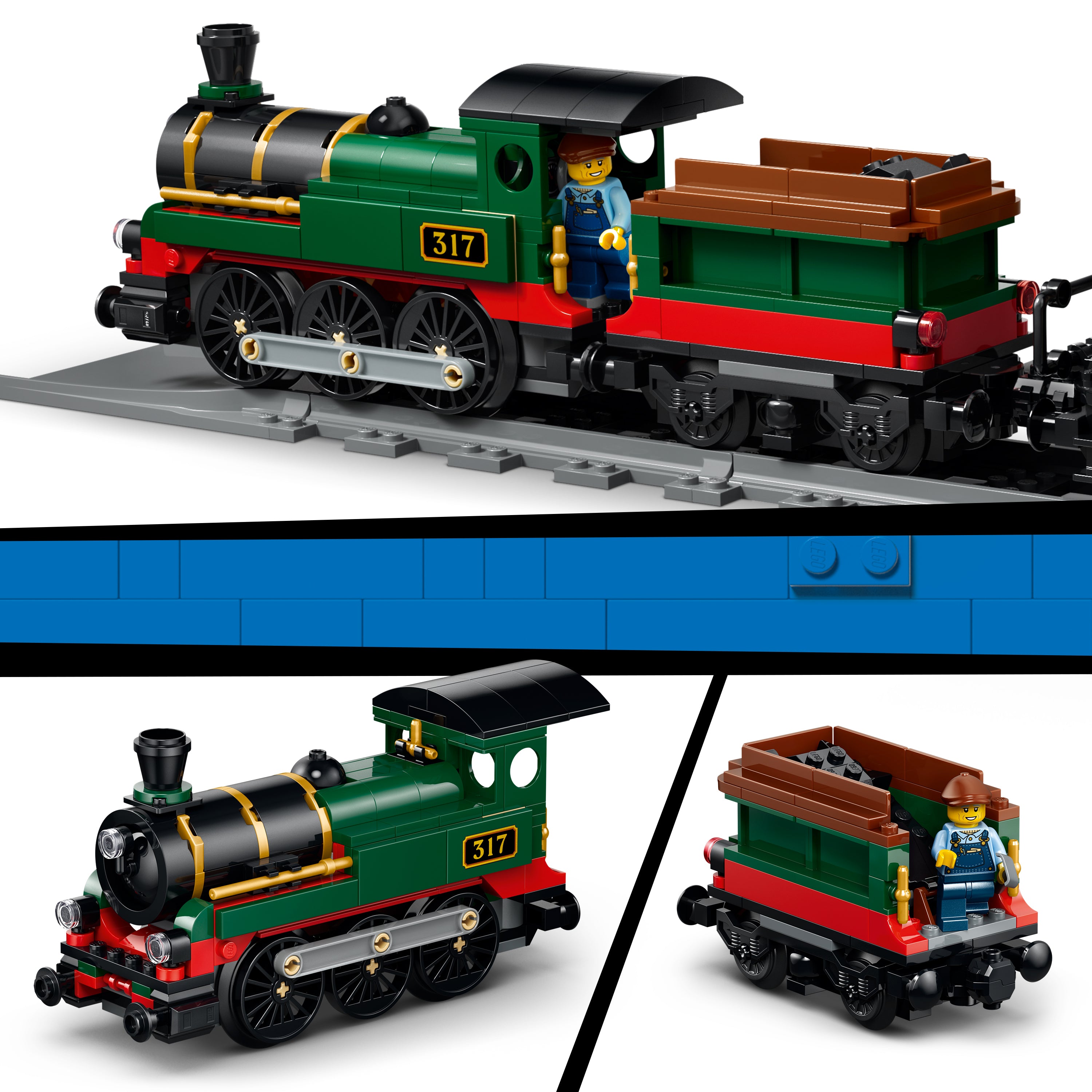 LEGO City 60511 Vintage Steam Train V29 7+