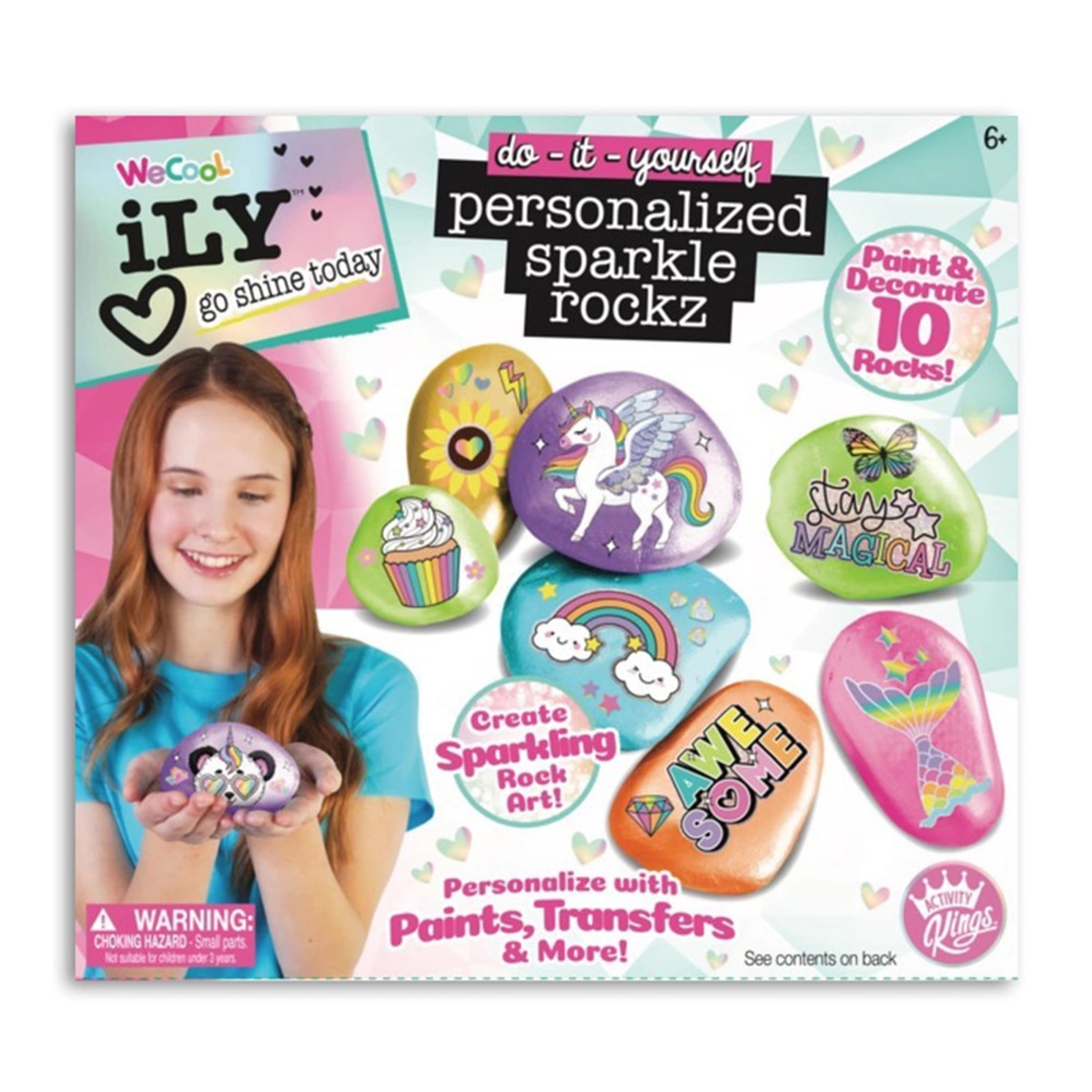 Wecool Diy Personalized Sparkle Rockz