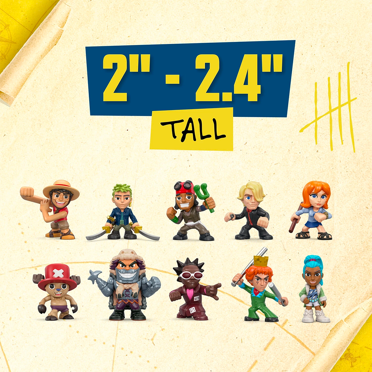 ONE PIECE MINI ACTION FIGURE CDU