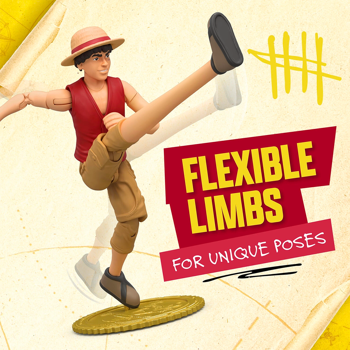 ONE PIECE ACTION FIGURE- LUFFY