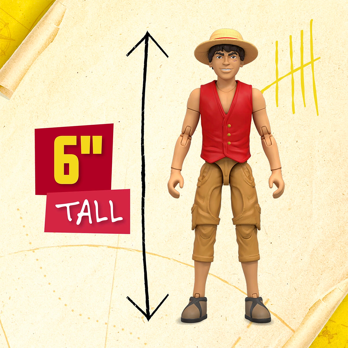 ONE PIECE ACTION FIGURE- LUFFY