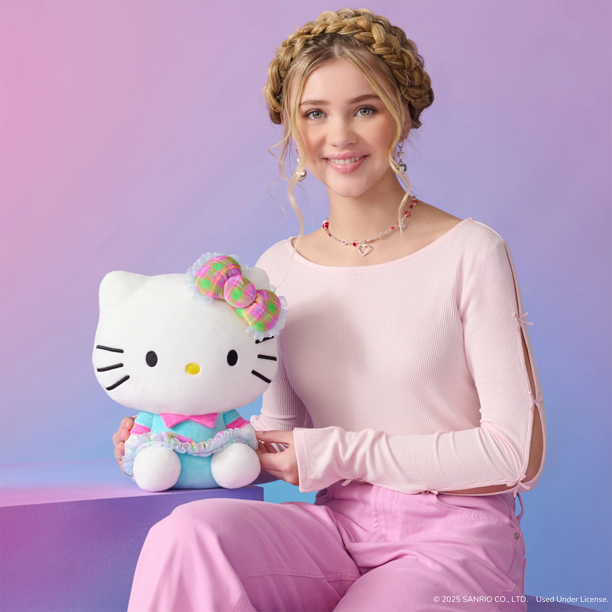 Hello Kitty - 12" Plush (Neon)
