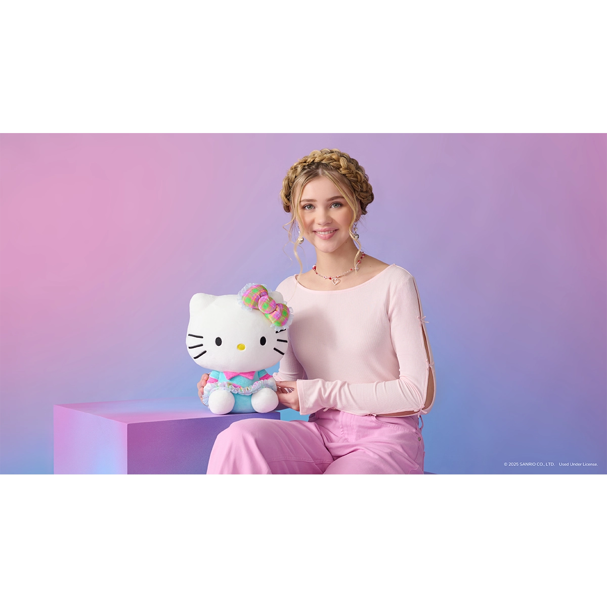 Hello Kitty - 12" Plush (Neon)