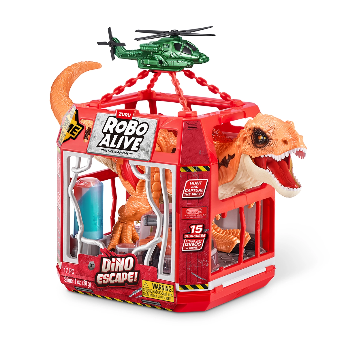 S001-ROBO ALIVE-DINO ESCAPE-SERIES 1-DINO PLAYSET