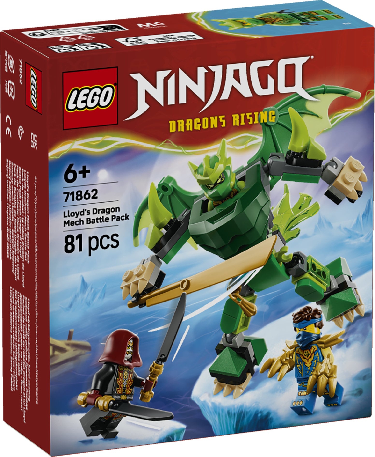 LEGO Ninjago 71862 Lloyd's Dragon Mech Battle P.. V29 6+