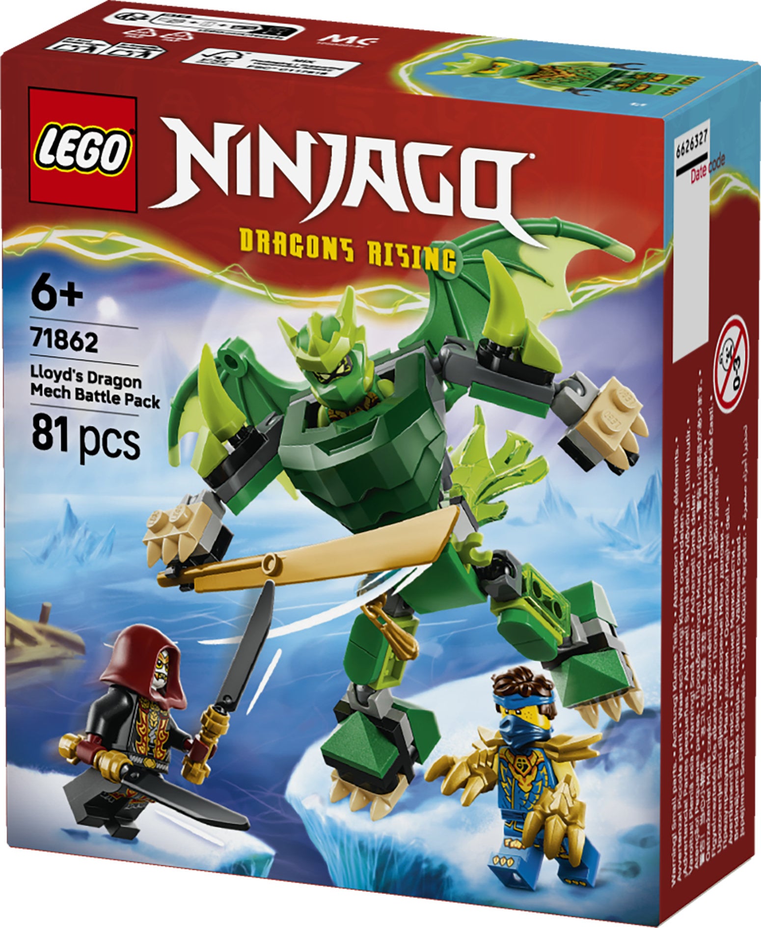 LEGO Ninjago 71862 Lloyd's Dragon Mech Battle P.. V29 6+