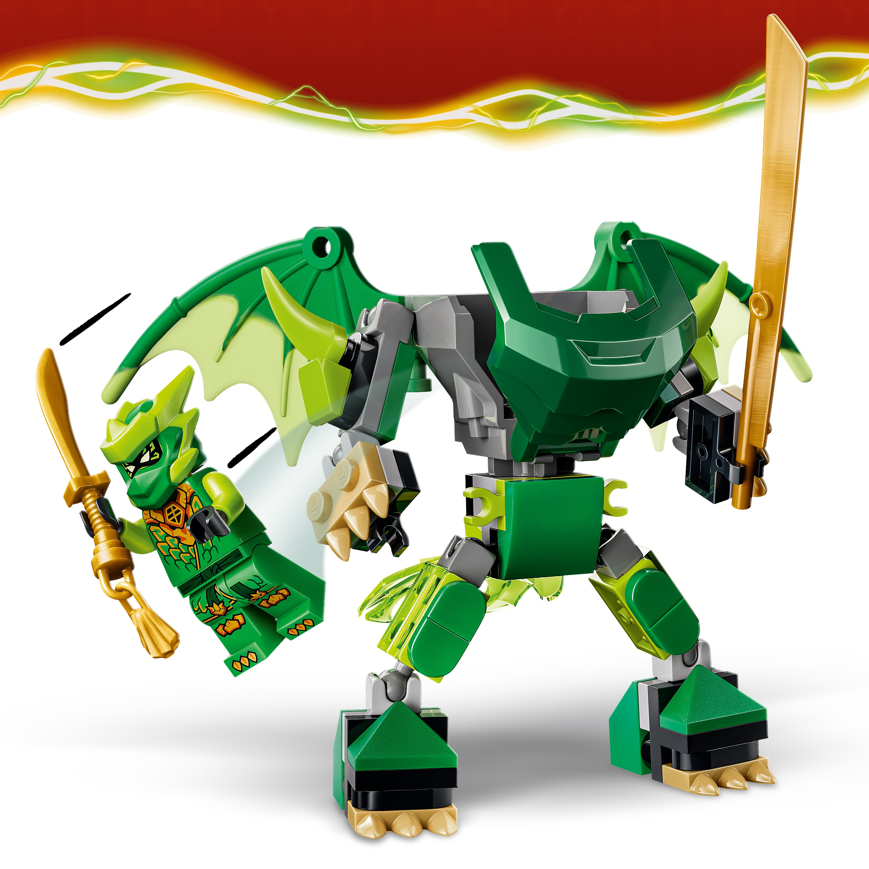 LEGO Ninjago 71862 Lloyd's Dragon Mech Battle P.. V29 6+