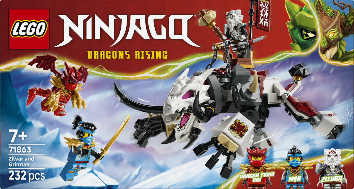 LEGO Ninjago 71863 Zilvar and Grimtak the Drago.. V29 7+