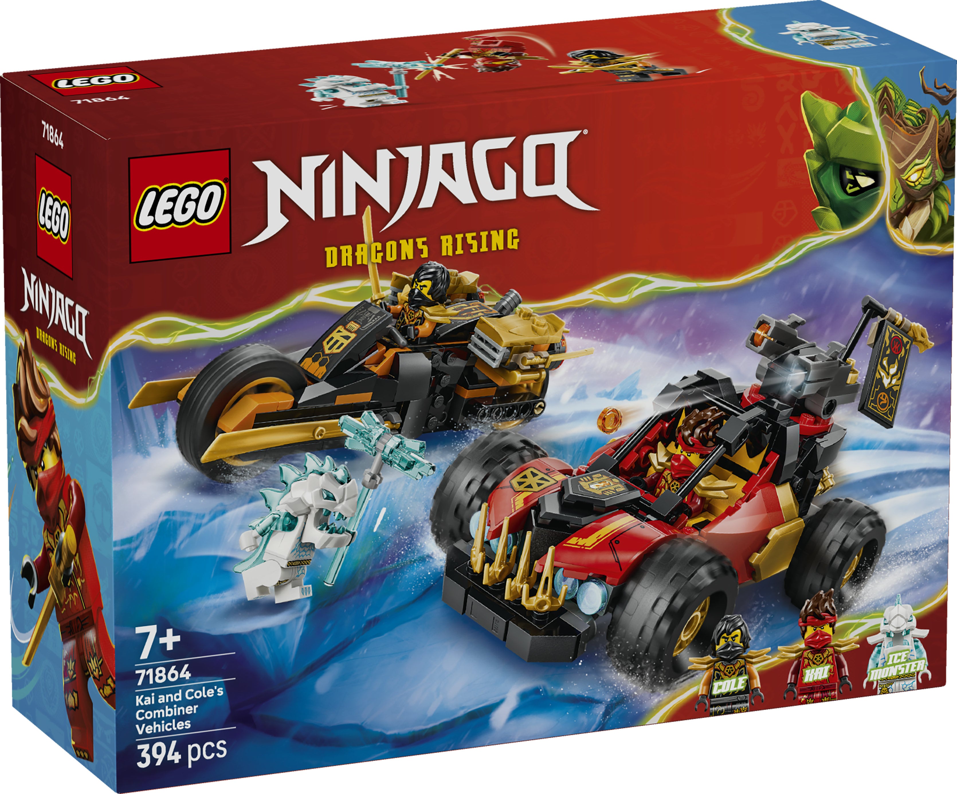 LEGO Ninjago 71864 Kai and Cole's Combiner Vehi.. V29 7+