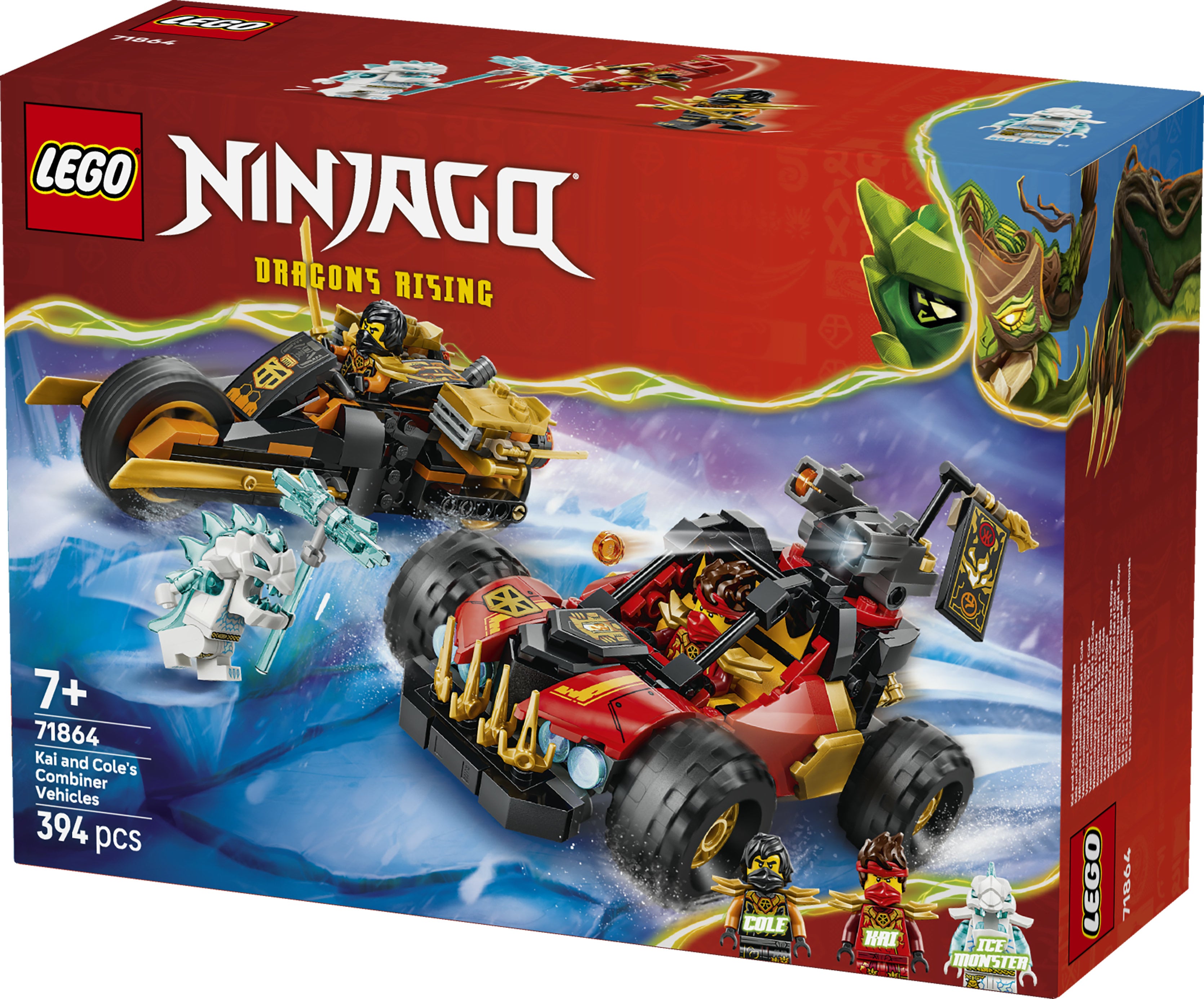 LEGO Ninjago 71864 Kai and Cole's Combiner Vehi.. V29 7+