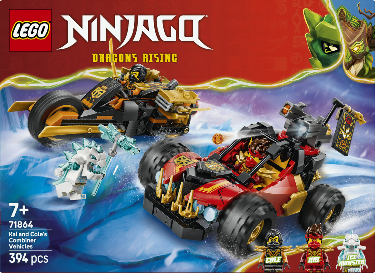 LEGO Ninjago 71864 Kai and Cole's Combiner Vehi.. V29 7+