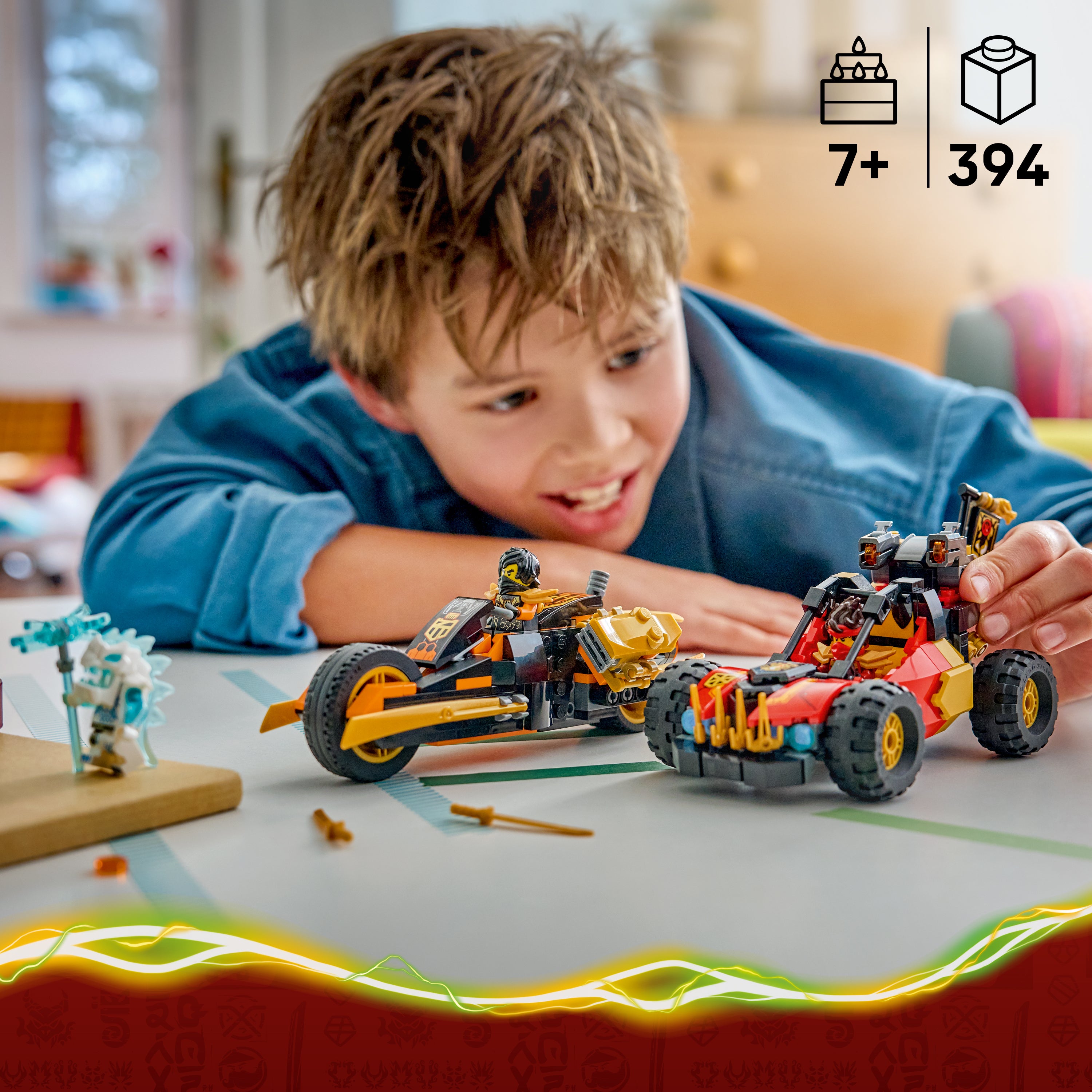 LEGO Ninjago 71864 Kai and Cole's Combiner Vehi.. V29 7+