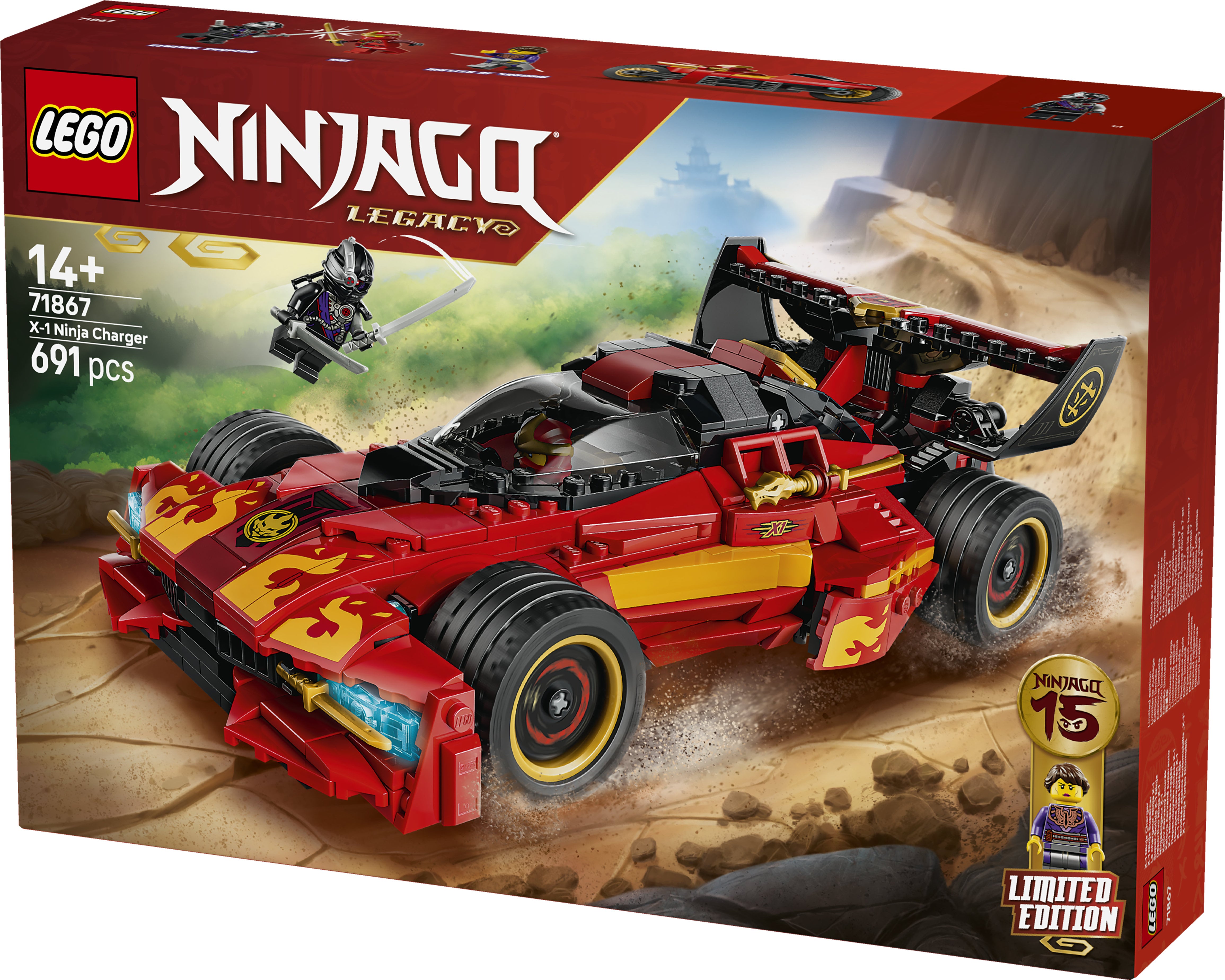 LEGO Ninjago 71867 X-1 Ninja Charger 15th Anniv.. V29 14+