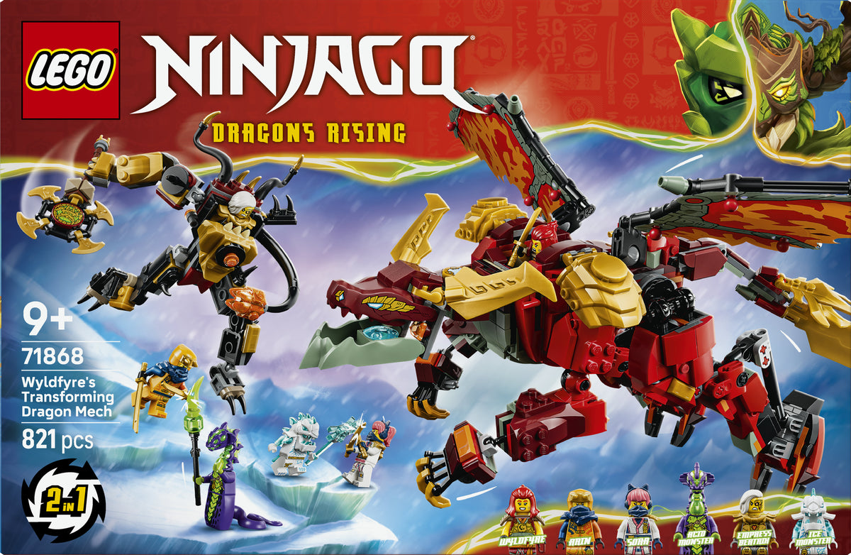 LEGO Ninjago 71868 Wyldfyre's Transforming Drag.. V29 9+