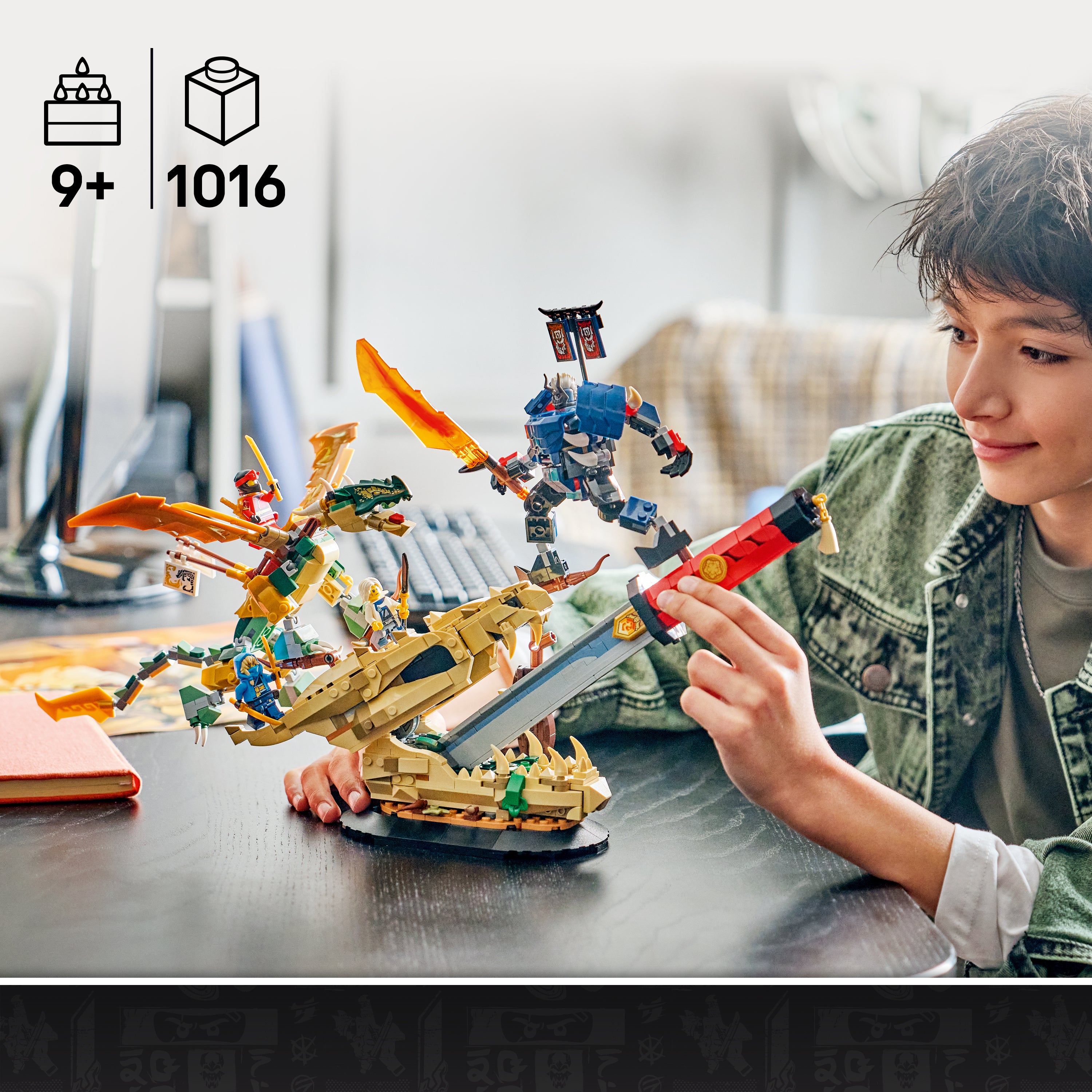 LEGO Ninjago 71871 Battle at the Dragon's Blade V29 9+
