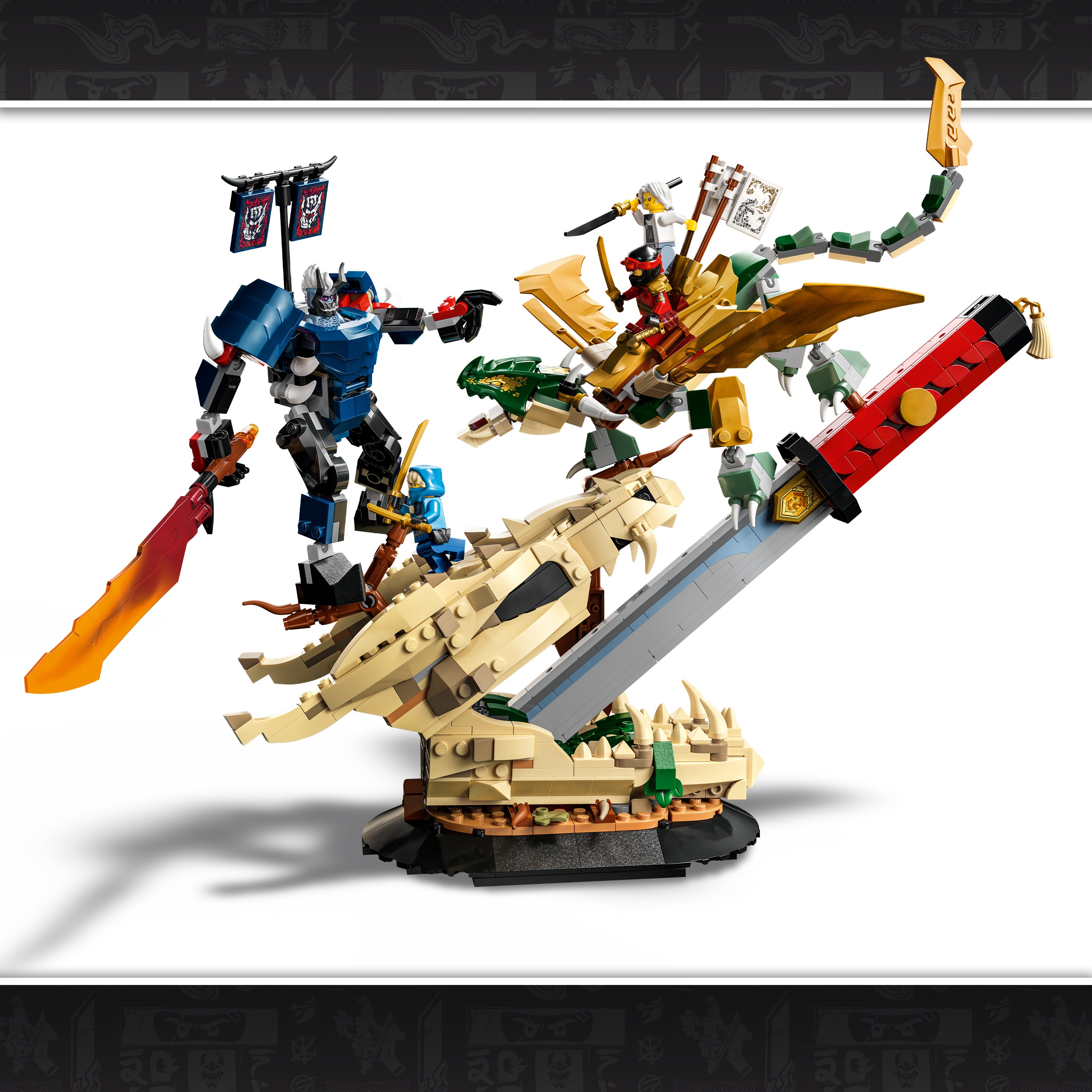 LEGO Ninjago 71871 Battle at the Dragon's Blade V29 9+