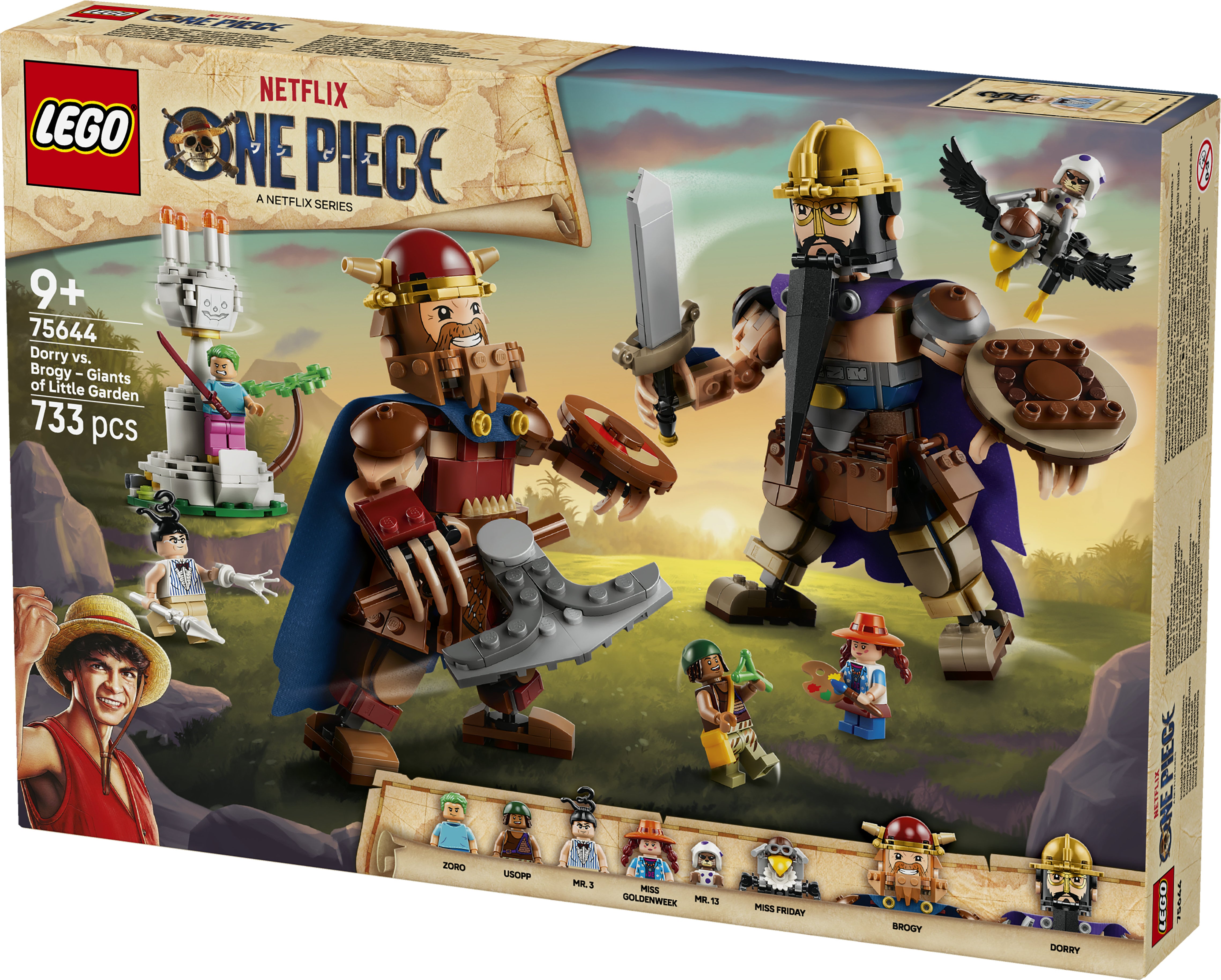 LEGO ONE PIECE 75644 Dorry vs. Brogy – Giants of Little Garden (9+)