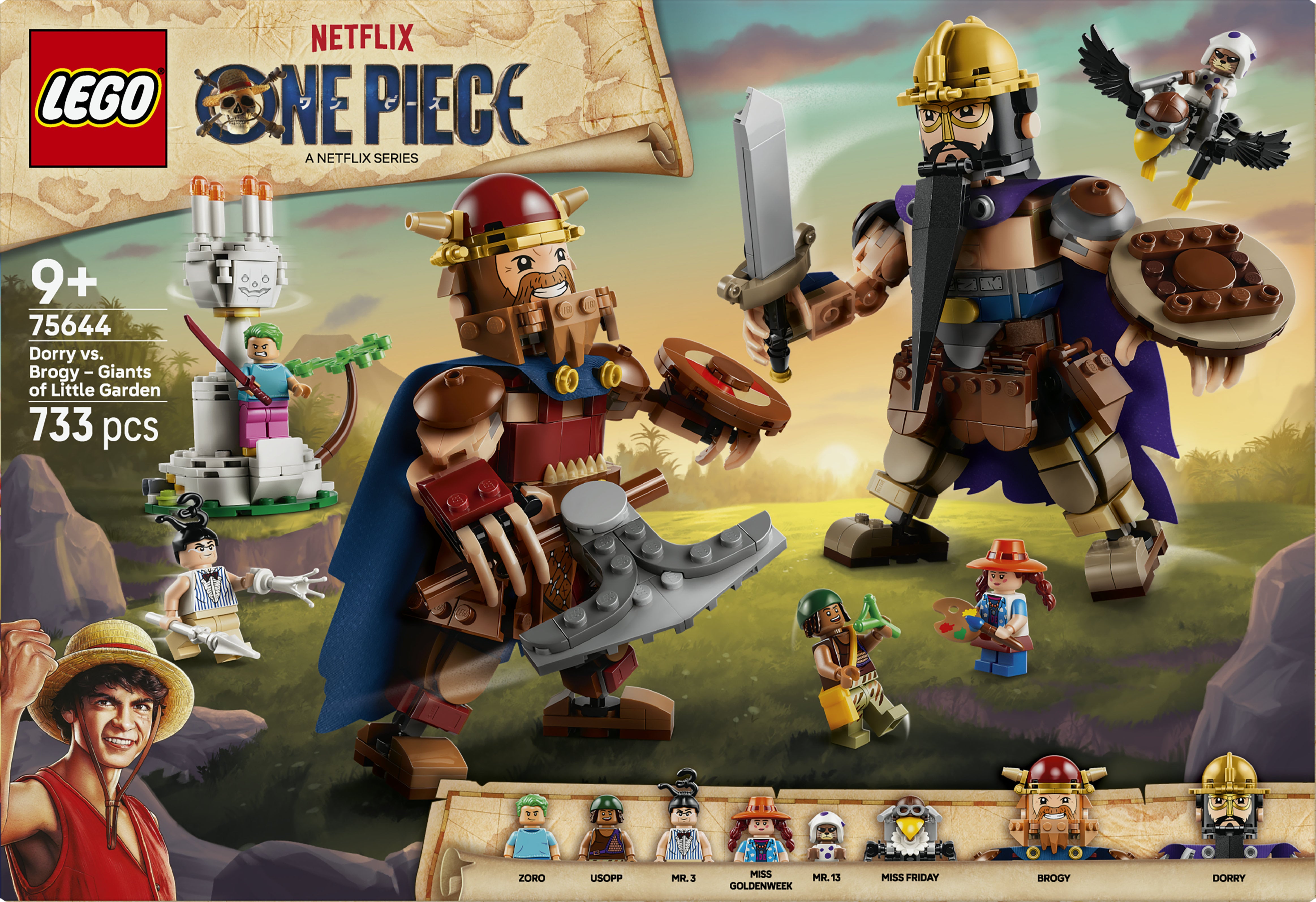 LEGO ONE PIECE 75644 Dorry vs. Brogy – Giants of Little Garden (9+)