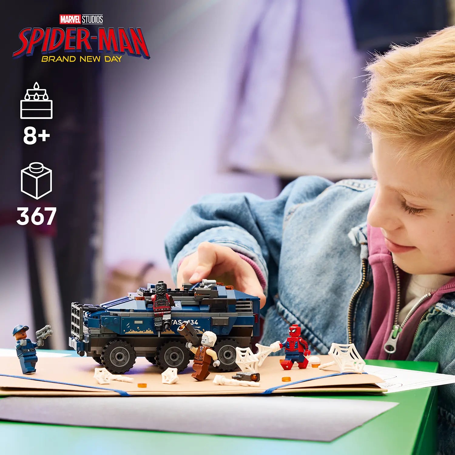Lego Super Heroes 76349 Spider-Man Prison Transport Chase 8+